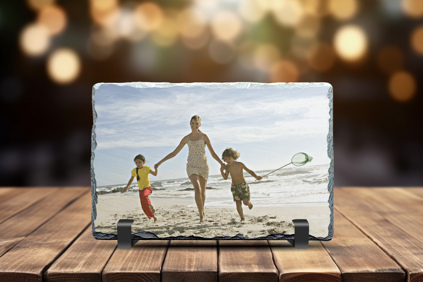 Custom Personalised Photo Slate Print – Your Custom Picture Printed on Natural Stone